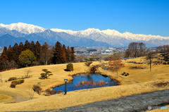 快晴の北アルプス