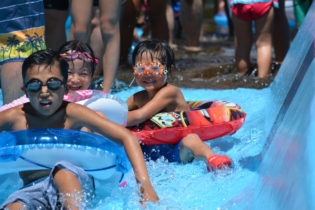 青空のしたで。