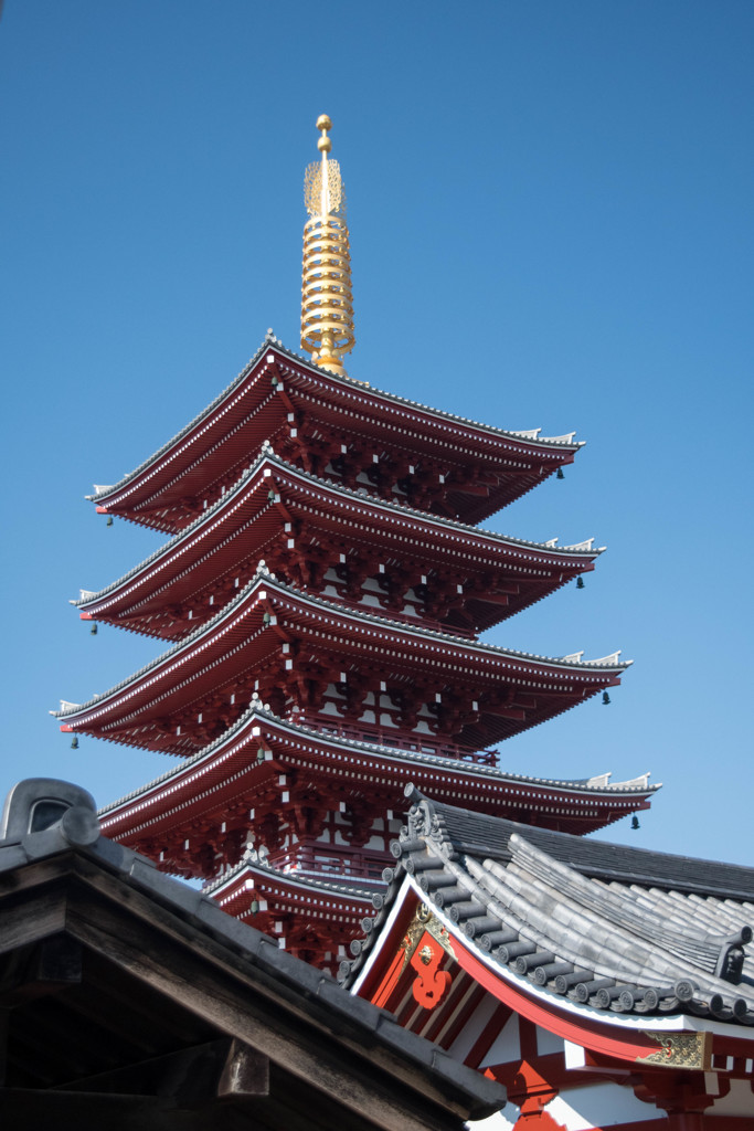 浅草旅行記　五重塔