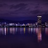 琵琶湖の夜