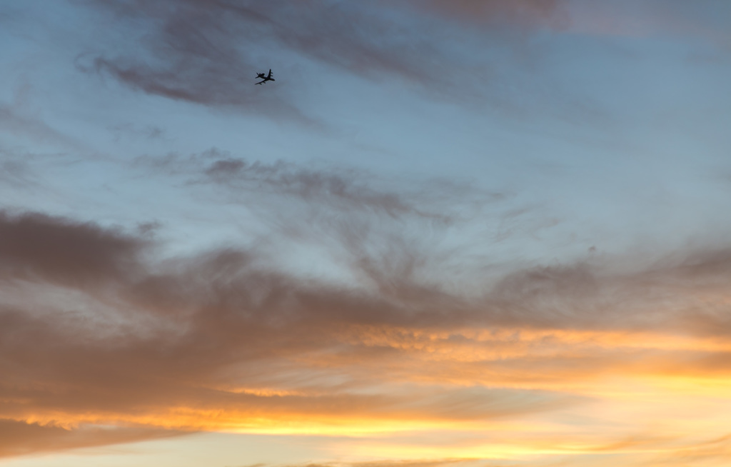 夕暮れ哨戒機