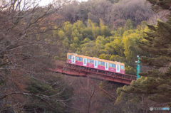 ケーブルカーのある風景