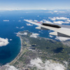 館山上空