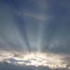 昨夕、スマホ任せの空。