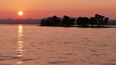 夕陽 with 嫁ヶ島