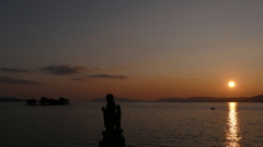 夏の夕陽１