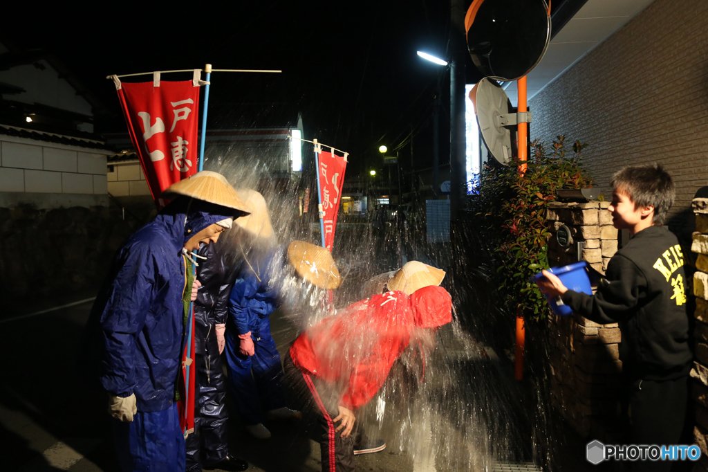 神様に水をぶっかける「とへとへ」