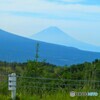 車山肩から富士山を望む