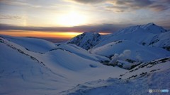 立山の夕暮れ