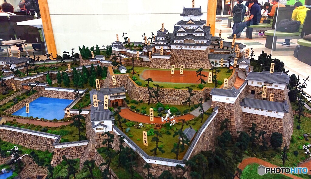姫路城のジオラマ
