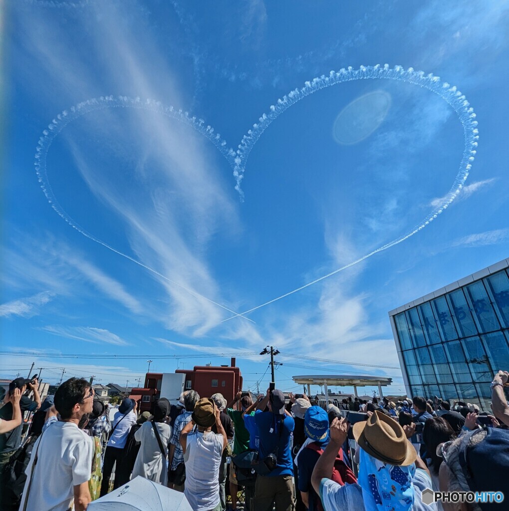 青空に描くハート