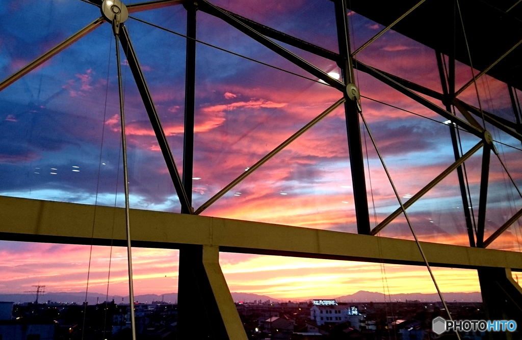 エアポートウォーク名古屋の夕べ