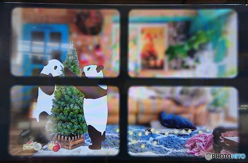 働くパンダさん