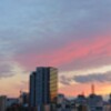 本日の夕焼け