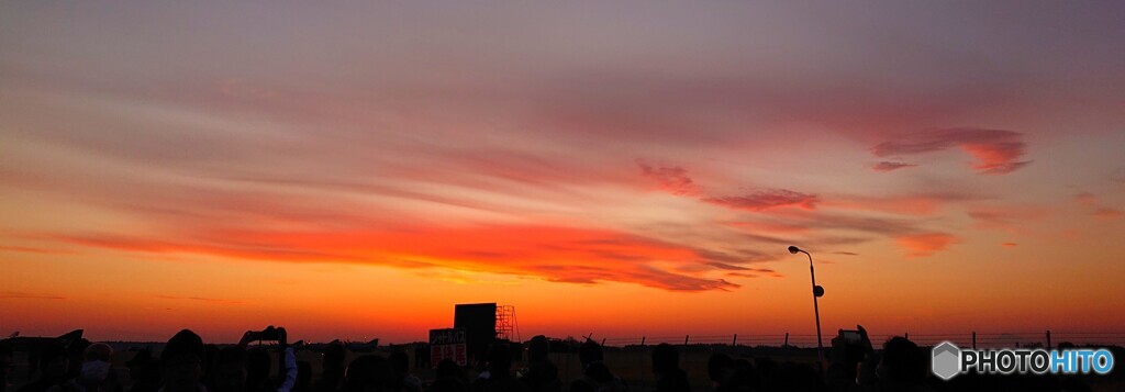 百里の夕焼け