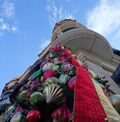クリスマスイブの青空
