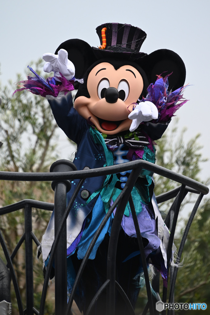 ハロウィンのミッキー