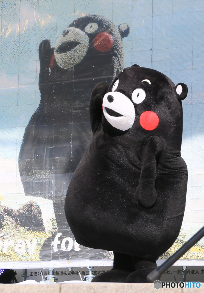 モザイク画とご本人