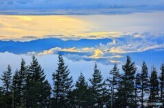 富士山五合目より望む