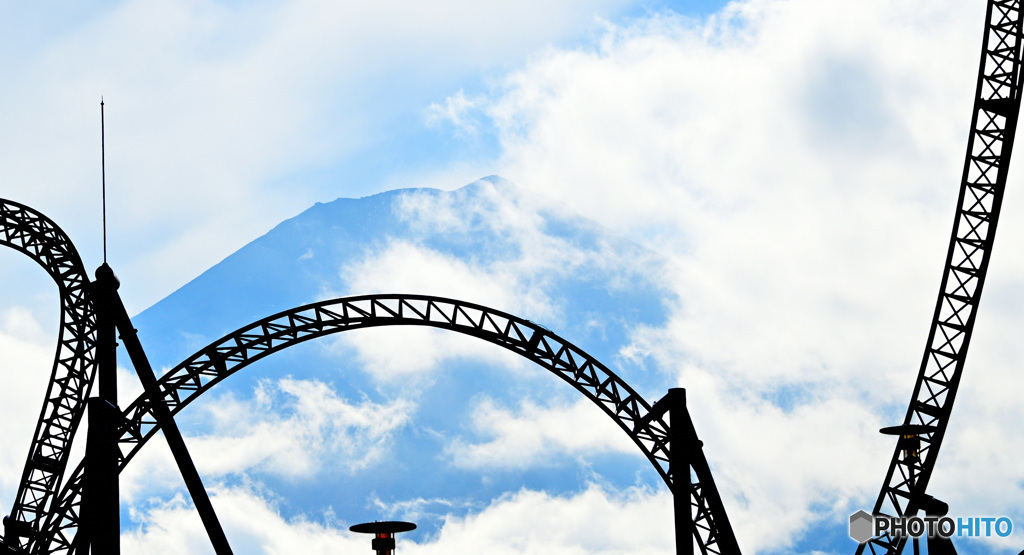 富士急ハイランドからの富士山Ⅲ