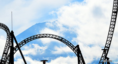 富士急ハイランドからの富士山Ⅲ