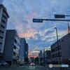 本日の夕焼け