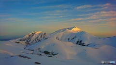 立山連峰の夜明け