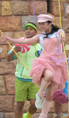香港ディズニーランドのキャストさん