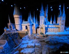 黄昏のホグワーツ城