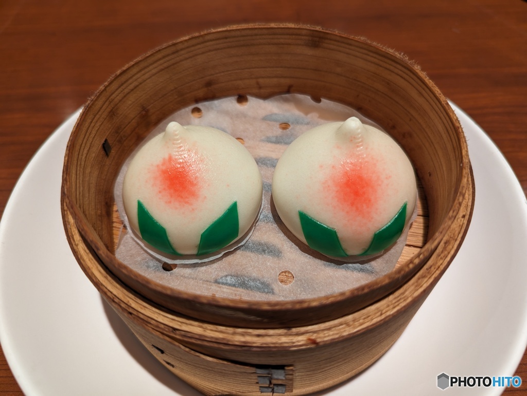 萬珍軒本店の桃饅頭