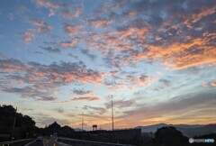 本日の夕焼け