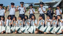 自衛官と「ほくりくアイドル部」