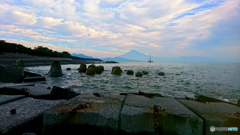 富士山(とある海岸にて) 