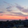 昨日の夕焼け