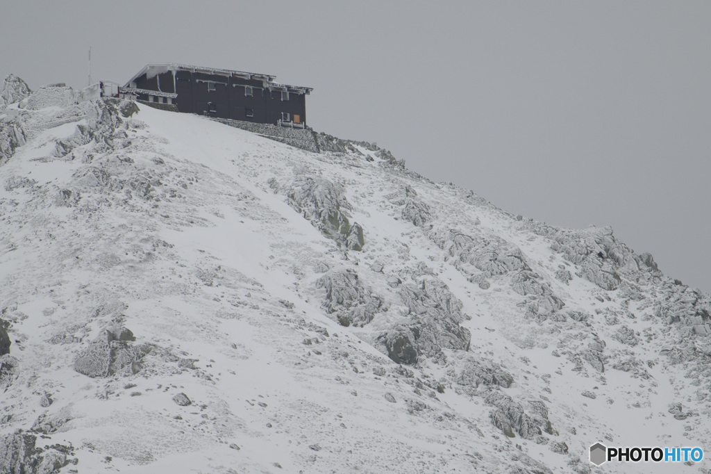 雪の雄山