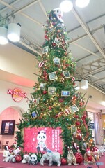 上野駅のクリスマスツリー