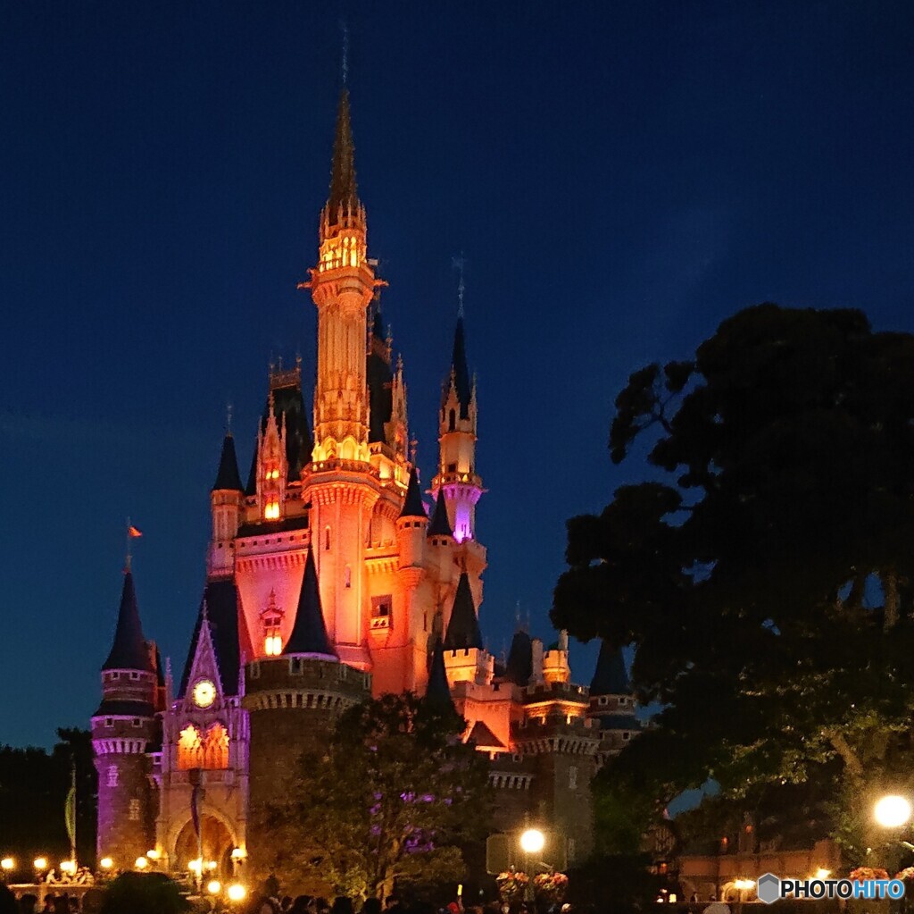 今夜のシンデレラ城