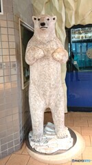 シロクマ像