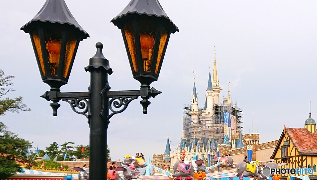 シンデレラ城ただいま工事中