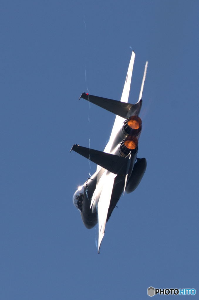 F15Jの機動飛行