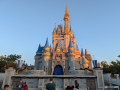 今朝のシンデレラ城