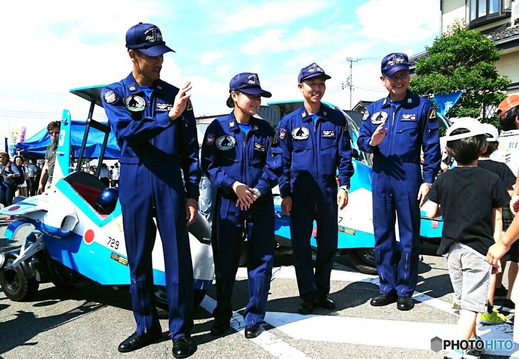 ブルーインパルスジュニアのみなさん