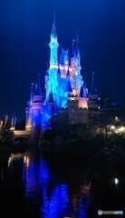 夜のシンデレラ城