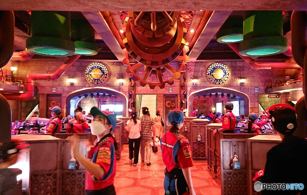 マリオカート乗り場