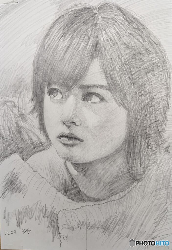 橋本環奈さんを描いてみた
