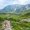眼下の室堂山荘