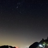 伊根湾と夜空