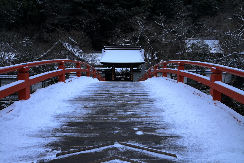 境内へ　～室生寺太鼓橋～