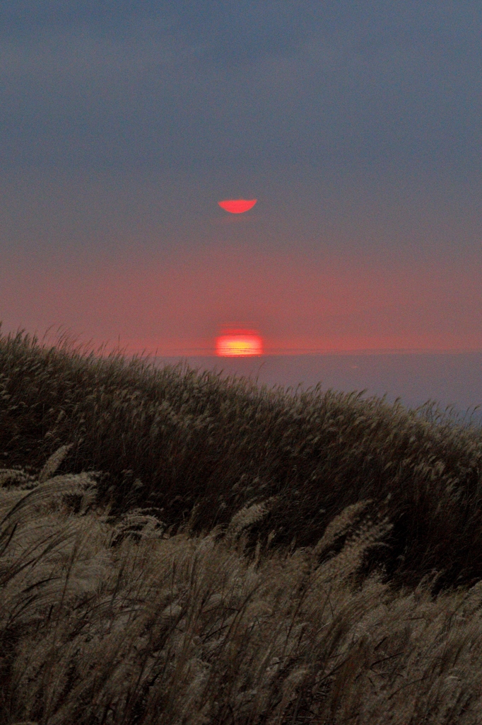 二つの夕日