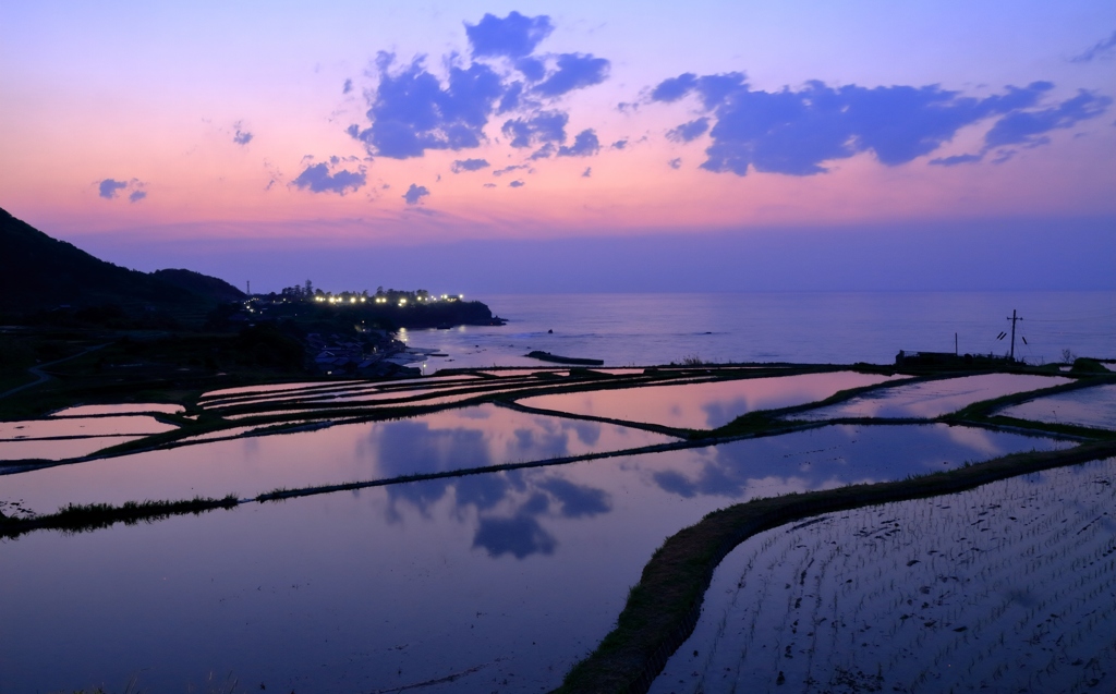 Magic Hour 丹後 袖志の棚田夕景 By ともたかサーフ Id 写真共有サイト Photohito